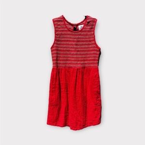 🌻dRA Los Angeles Smoked Sleeveless Gauze Dress Size XS Petite